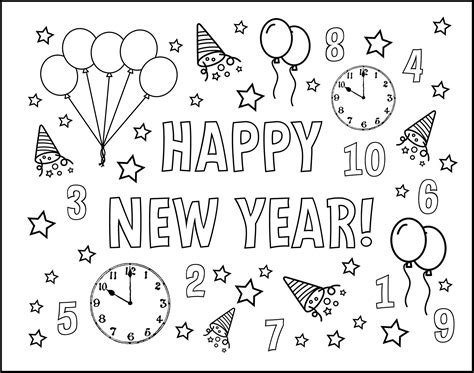 New Years Printables